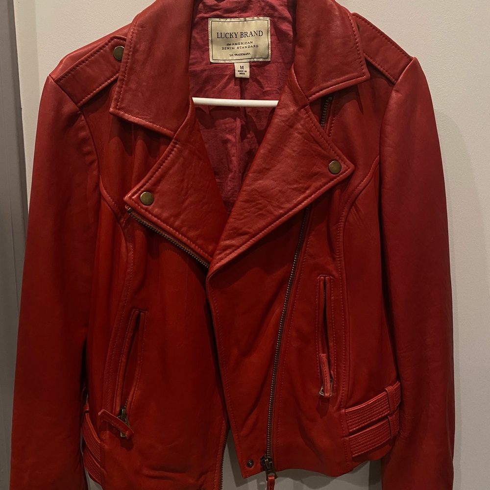 Leather jacket
